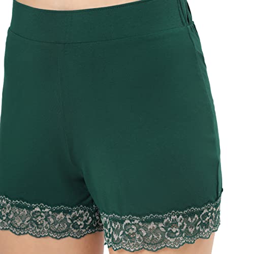 Image of Amante Solid Above Knee Mid Rise Short