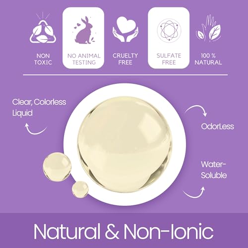 Image of Coco Glucoside Organic (32 Ounce / 946 mL) Natural Non-Ionic Surfactant, Cleansing & Foaming Agent for DIY Cosmetics Skincare & Haircare, Versatile Emulsifying Agent