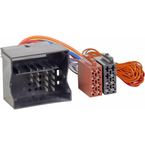 Adattatore Autoradio Audioproject A186 | Da Quadlock A ISO | Compatibile Citroen Peugeot | Cablaggio Originale