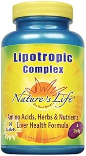 Nature's Life Lipotropic Complex | Comprehensive Support for Healthy Liver Function | with Choline & Inositol | Non-GMO | 90 Vegetarian Tablets