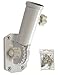 4 Less Co Adjustable Flagpole Bracket Metal Mount Holder, Fits 1