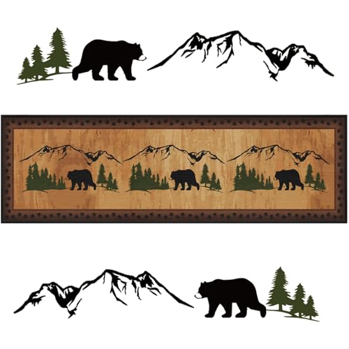 Tapete Runner Brown 78.74 x 23.62 in miniatura 1