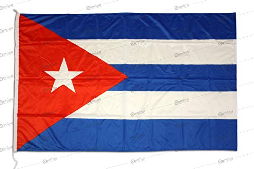 Bandera Cuba 150x100cm tela náutica que no se deshilacha con el viento y doble costura