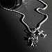 Gothic Double Cross Necklace, Silver Plated Goth Cross Necklace Y2K, Dainty Cross Choker Necklace for Women Men Silver Non Tarnish, Chrome Heart Chain Link 2000s Jewelry Gift