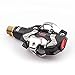 LOOK Cycle - X-Track Race Carbon Ti MTB Bike Pedals - Standard SPD Mechanism Compatible - Carbon Body, Titanium Axle - Clipless Pedal - Large Platform - Extremely Reliable Ultralight Clip in Pedals