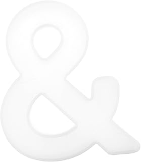 Silicone Alphabet Resin Molds 4.72Inch 3D & Letter Epoxy Casting For Candle Jewelry Making Molds DIY Symbol Sign Art Brand Logo Crafts Making Cake Party Home Decor White