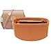 Lckaey Felt Insert Purse Organizer for Dior saddle bag bobby liner bag Dior handbag storage bag2045Caramel -L