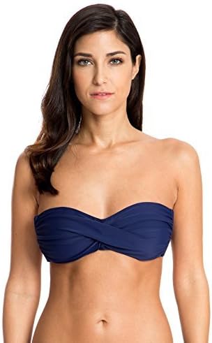 Ocean Blues Women's Standard Twist Bandeau Bikini Top