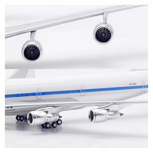 Modelo de avión PANAM B747-100 escala 1:400 decoración elegante de oficina 7