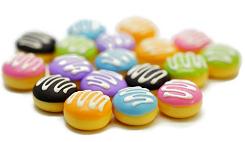 Donuts maison de poupée crème accessoires gâteaux miniatures x18