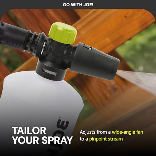 Sun Joe SPX-FC26 26-Oz Adjustable Snow Foamer Cannon w/Adapters , Black - Thumbnail 7