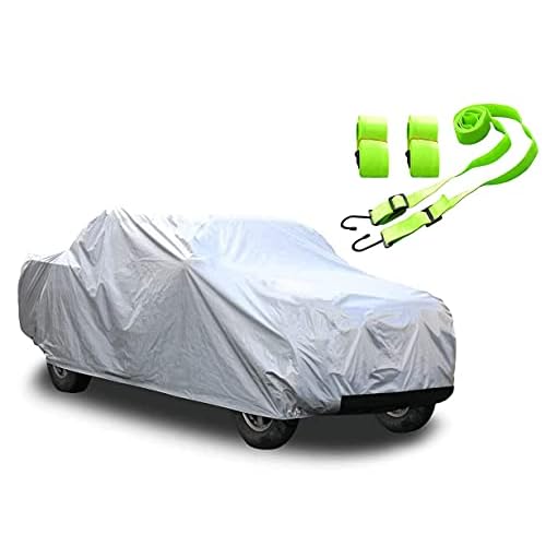 kayme 6 Layers Truck Cover Waterproof All Weather for Pickup and car Cover Windproof Straps
