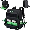 Estuche de viaje Wigojoy compatible con Xbox Series X/S | Mochila táctica portátil con múltiples bolsillos de almacenamiento, cabe laptop de 15.6'' y otros accesorios de Xbox, verde por Wigojoy 2