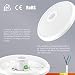 POPP® Plafón superficie LED con Sensor de movimientos por infrarrojo blanco,16W IP20...