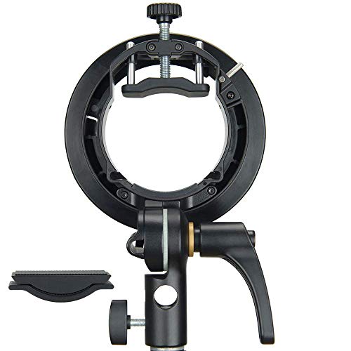 Godox S2 New S-Type Flash Mount Bowens Mount for Godox V1 V860II AD200 AD400PRO TT350 TT685 Speedlite with Snoot (S2) - Image 3