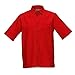 Chef Works Men's Genova Cafe Shirt, Red, Small
