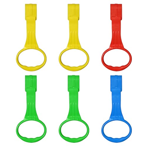 Baby Pull Up Rings 6 Pack Walk Assistant, Pull Up Ring for Baby Playpen Handle Grip for Toddlers - Value Pack