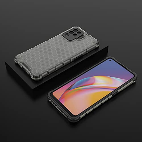 Image of Glasgow | for Oppo A94 Stylish Look Pattern Back Case Cover for Oppo A94 - Black