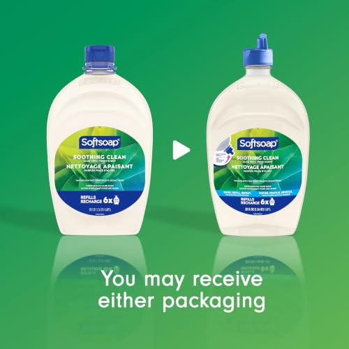 Image of Softsoap Soothing Clean Hand Soap Refill, Aloe Vera Fresh Scent, 50 fl oz