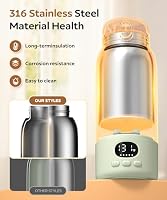 Portable Bottle Warmer for Travel, 45W Fast Charging Milk Warmer 17oz — image 5