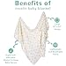 HECCEI Soft Large Swaddle Blankets 3-Pack 47