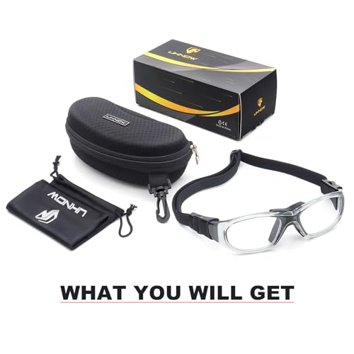UKNOW Sports Goggles, Anti Fog Protective Eyewear, UV Protection Sports Glasses for Basketball, Racquetball, Pickleball - Thumbnail 6