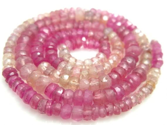 Perles en rubis rose pour concevoir vos bijoux d'été personnalisés