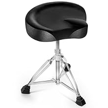 Seat Surface Design. The seat surface is designed in a saddle shape, with a rear end width of 44cm and a front and rear diameter of 39.5cm. It is more in line with the ergonomic structure and makes you sit more comfortably. Strong Load-Bearing Capaci...