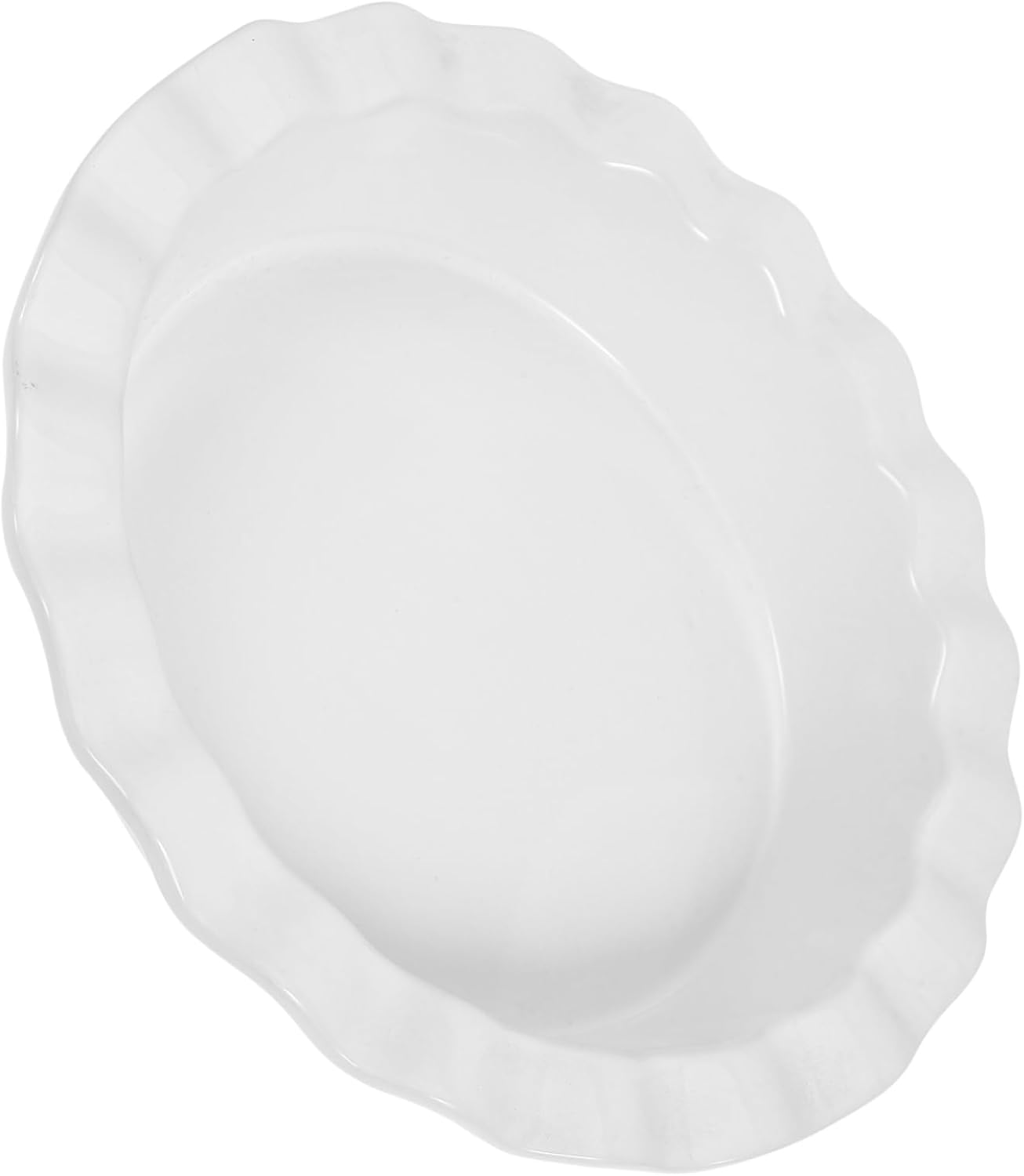 Dish for Baking Round Bakeware Pizza Pan Easy to Clean for Home Restaurant Use Design for Tarts Quiches