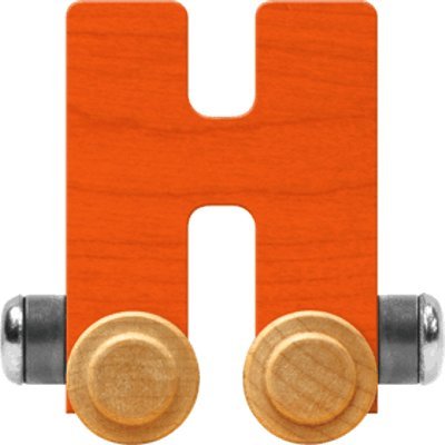 Lettre lumineuse H orange NameTrains pour apprendre l'alphabet
