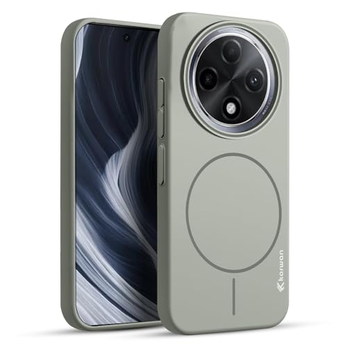 Image of KARWAN️Magnetic Ultra Slim-Fit Back Case Cover for Oppo Reno F27 Pro |Hard PC Case Cover| Ultra-Thin & Light Weight with [Ultra Premium Feel] Case for Oppo Reno F27 Pro(6.7 inch)(Grey)