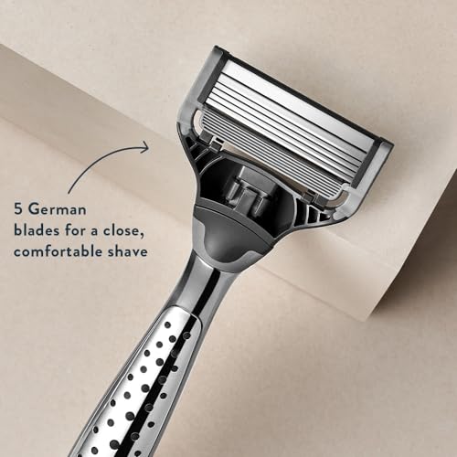 Harry's Craft Edition Men's Razor, Includes Weighted Handle and 2 Razor Blade Refills - Image 3