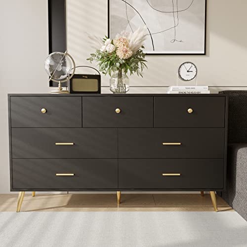 List of Ten Best Black And Gold Dresser Top Picks 2023 Reviews