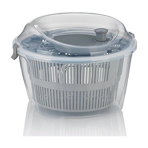 kela Salatschleuder Mailin PP-Kunststoff grau 17,5cm 24,5cmØ 4,4l Cover