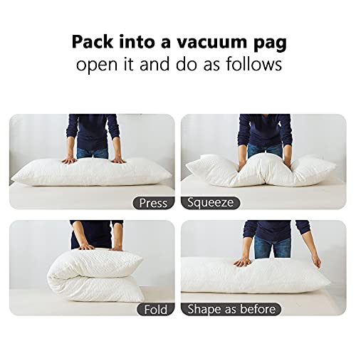 WhatsBedding Full Body Pillow with Pillowcase -Removable Zippered Bamboo Cover Breathable Cooling Body Pillow Long Pillow for Side Sleeper - 20 x 54 inch WhatsBedding Full Body Pillow with Pillowcase -Removable Zippered Bamboo Cover Breathable Cooling Body Pillow Long Pillow for Side Sleeper - 20 x 54 inch