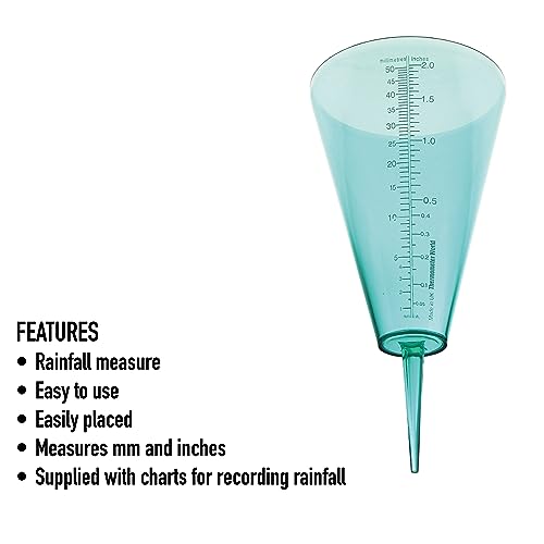 Thermometer World Rain Gauge To Monitor Rainfall Levels With Easy Read Scale The Perfect Outdoor Rain Meter For Your Garden 4 Thermometer World Rain Gauge To Monitor Rainfall Levels With Easy Read Scale The Perfect Outdoor Rain Meter For Your Garden - Image 4