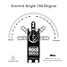 Stemedu 180° RC Servo 60KG High Torque Steering 0.12sec/60° at 7.4V High-Speed, Brushless Digital Motor, Stainless Steel Gear, Waterproof, for DIY RC Models, Robotic Toys