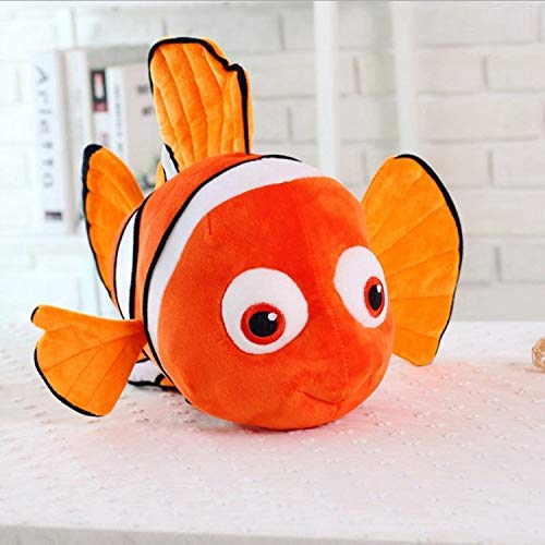 Fun Value Plush Simulation Nemo Dory Fish Pillows Doll Toys Figure Sitting Stuffed Fish Plush Animal Soft Toy Pillow Cute and Soft Doll Toys Best Kids Toys Birthday Gift for Girls,Boys (25 cm)