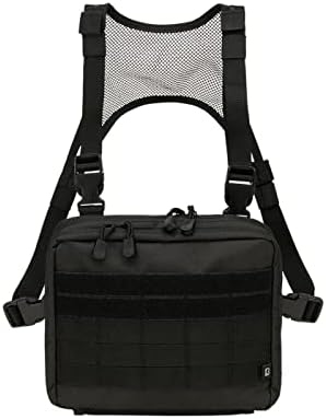 Brandit Unisex Us Cooper Chest Pack torba operator, czarny, jeden rozmiar