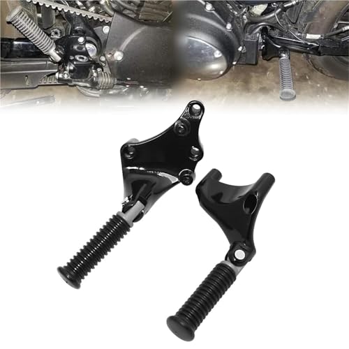 Repose-Pieds Passager Arrière Pédales Support Harley Sportster XL 883 1200 48 14-20