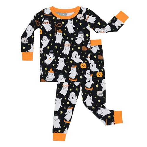 Little Sleepies Two-Piece Halloween Pajamas Set for Boys & Girls, Viscose from Bamboo Toddler...
