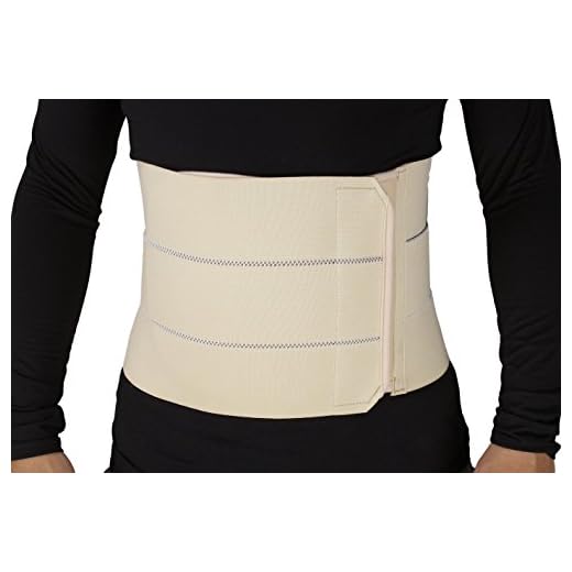 ObboMed® MB-2310NXXL 3- Panel Elastic Postpartum Girdle/Postoperative Abdominal Binder Belt, Injuries Support, Post Pregnancy, Post-Surgical, Hernia, Belly Wrap Brace–Trimming Waist(XXL:47-52inches)