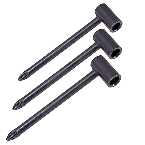 Guitar Truss Rod Wrench Guitar Neck Box Repair Adjustment Wrench with Cross Screwdriver 6.35mm 7mm...