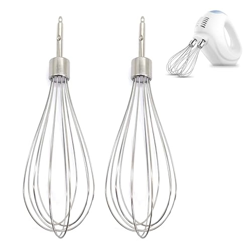 CHENNAN 2 Pcs Recambio Batidora Varillas Batidor de Varillas Manual Batidor Giratorio Para Utensilios De Cocina Utensilios de cocina duraderos Accesorios de repostería para remover batir montar (1#)