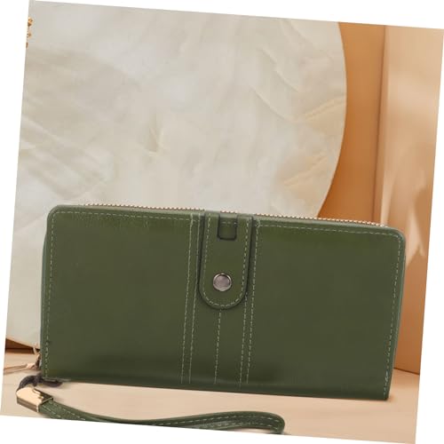 VALICLUD Women Compact Leather Wallet Travel Purse for Ladies Fashionable Design Lightweight and Portable Suitable for Various Occasions Material4