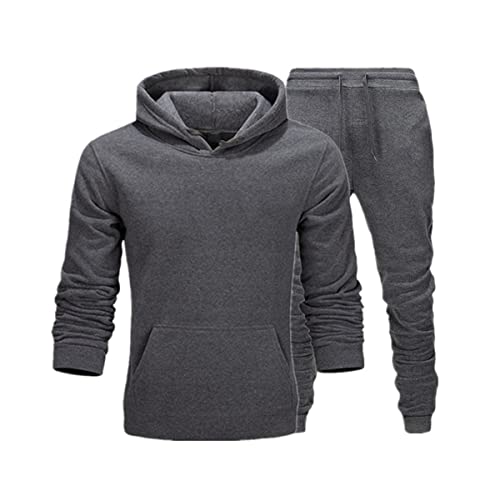 Ensembles de printemps et d'automne pour hommes coupe ajustée gris foncé en taille M