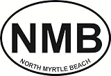 DG Graphics Magnet North Myrtle Beach Euro Oval Magnet Car Auto Fridge Locker Metal 5"