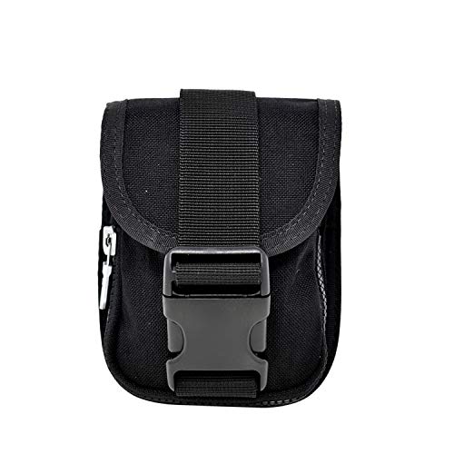 Palantic Scuba Diving Drop-Bottom Trim BCD Weight Pocket - 5lb Capacity Each, Quick Release Buckle, 1000D Nylon, YKK Zipper, Fits 2” Belt Secure & Balanced Dive System – Pair