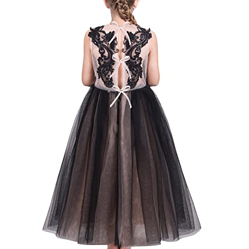 Robe d honneur fille chic et scintillante de qualité supérieure