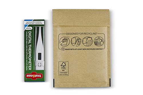 Bankers Box Luftpolsterumschläge Polsterumschlag Versandtaschen Umschläge für zerbrechliche Gegenstände, umweltfreundlich, Selbstklebeverschluss, 11x16 cm (10er-Pack)